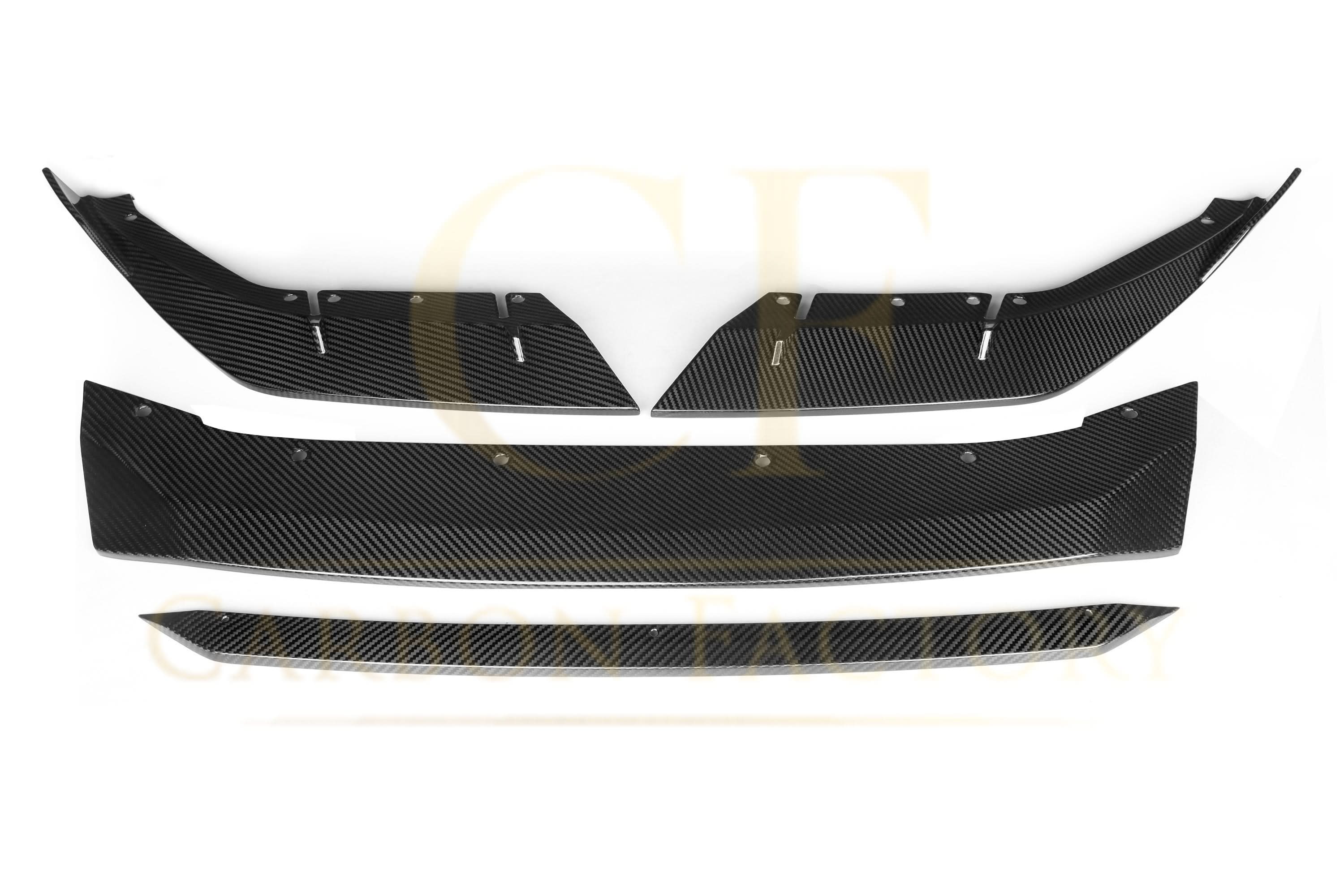 MP Style Pre-Preg Carbon Fibre Front Splitter for BMW F90 M5 Pre-LCI 17-20