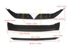 MP Style Pre-Preg Carbon Fibre Front Splitter for BMW F90 M5 Pre-LCI 17-20