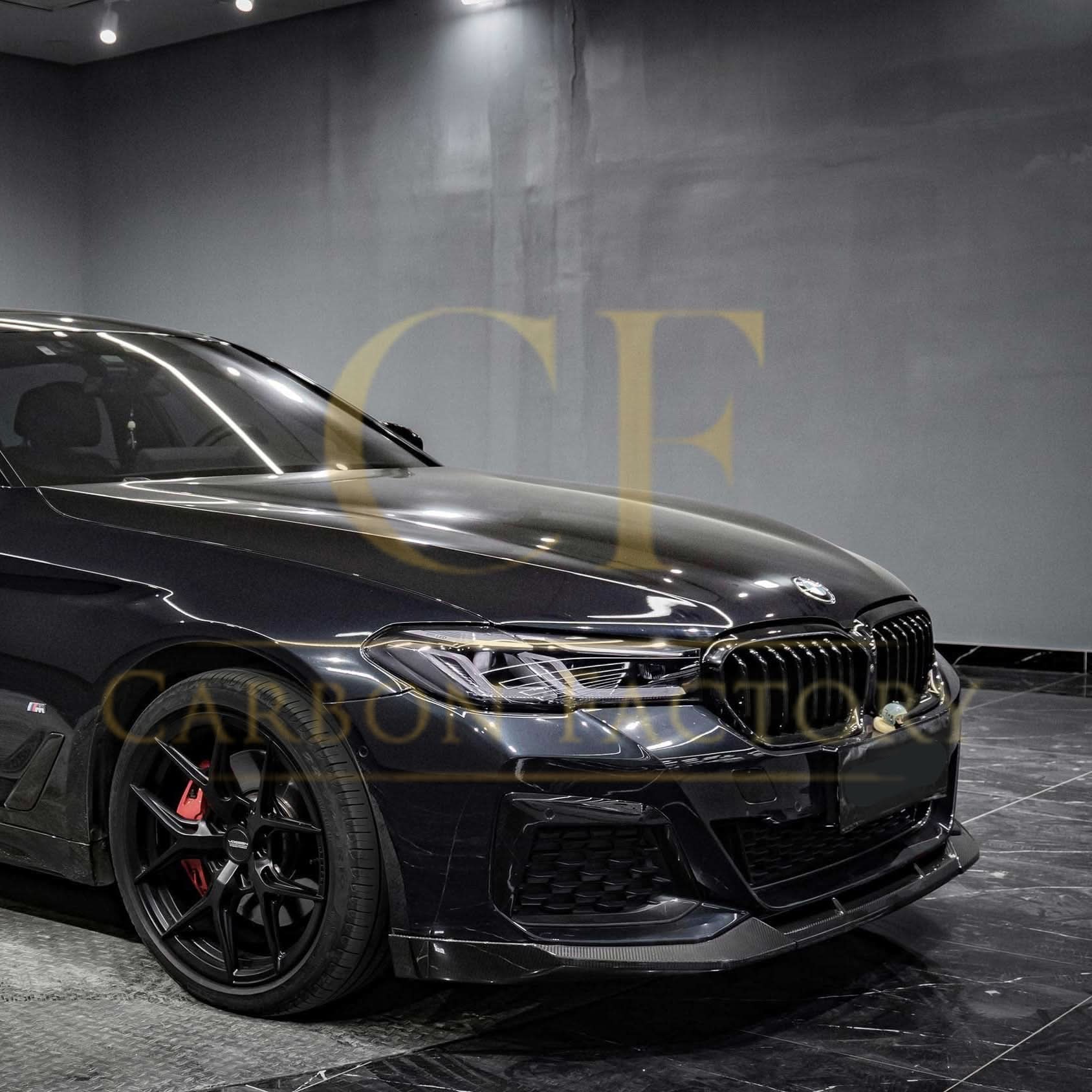 MP Style Pre-Preg Carbon Fibre Front Splitter for BMW G30 5 Series LCI 20-23