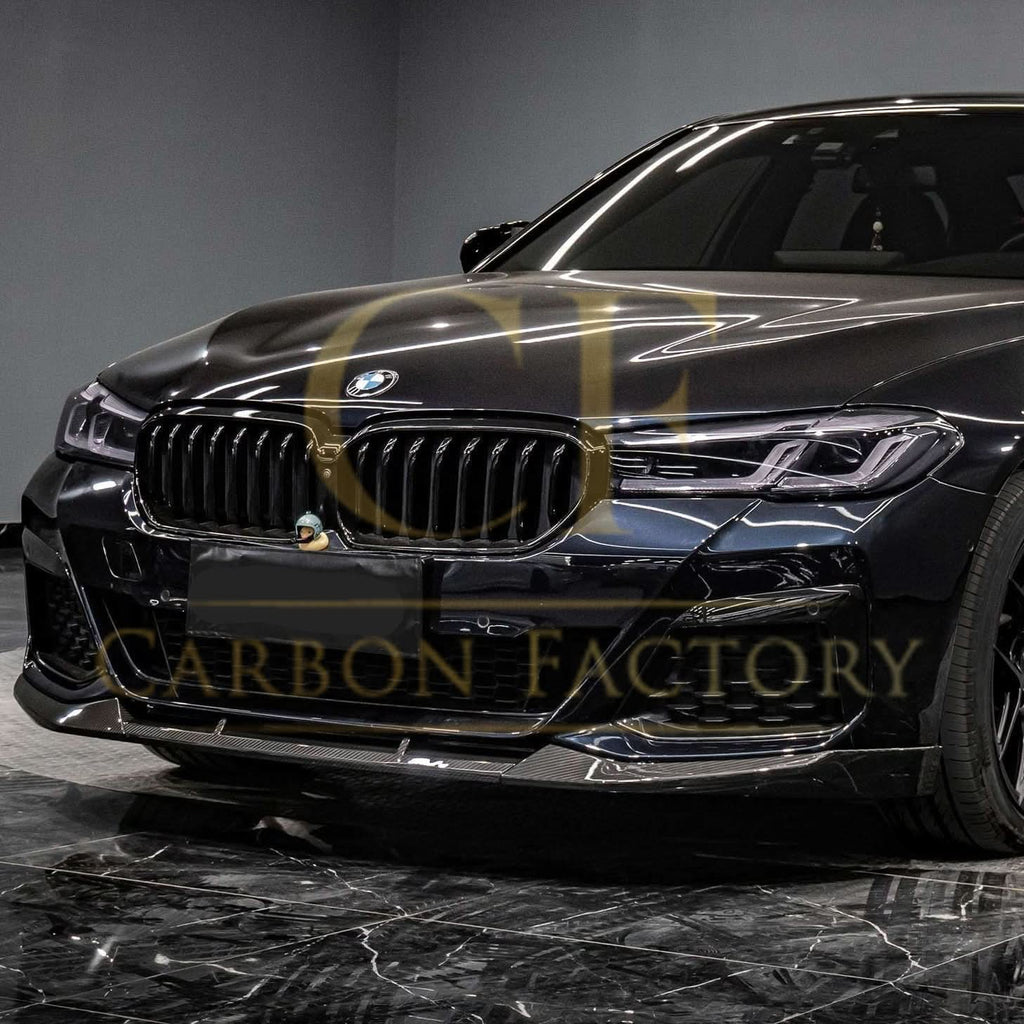 MP Style Pre-Preg Carbon Fibre Front Splitter for BMW G30 5 Series LCI 20-23