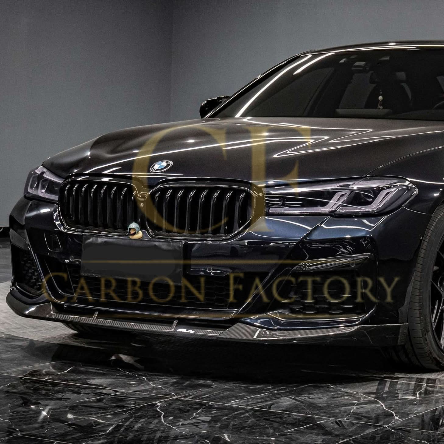 MP Style Pre-Preg Carbon Fibre Front Splitter for BMW G30 5 Series LCI 20-23