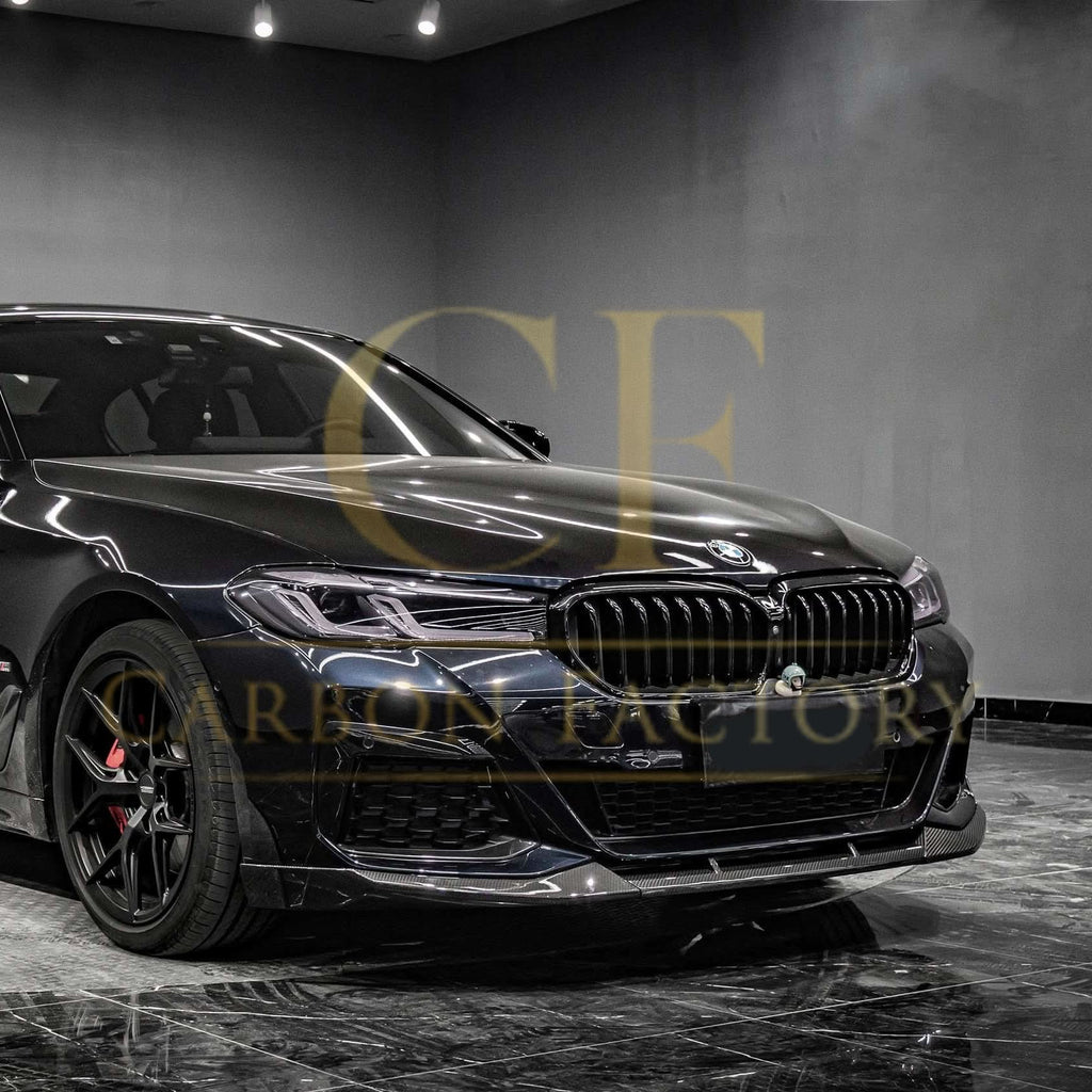 MP Style Pre-Preg Carbon Fibre Front Splitter for BMW G30 5 Series LCI 20-23