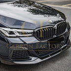 MP Style Pre-Preg Carbon Fibre Front Splitter for BMW G30 5 Series LCI 20-23
