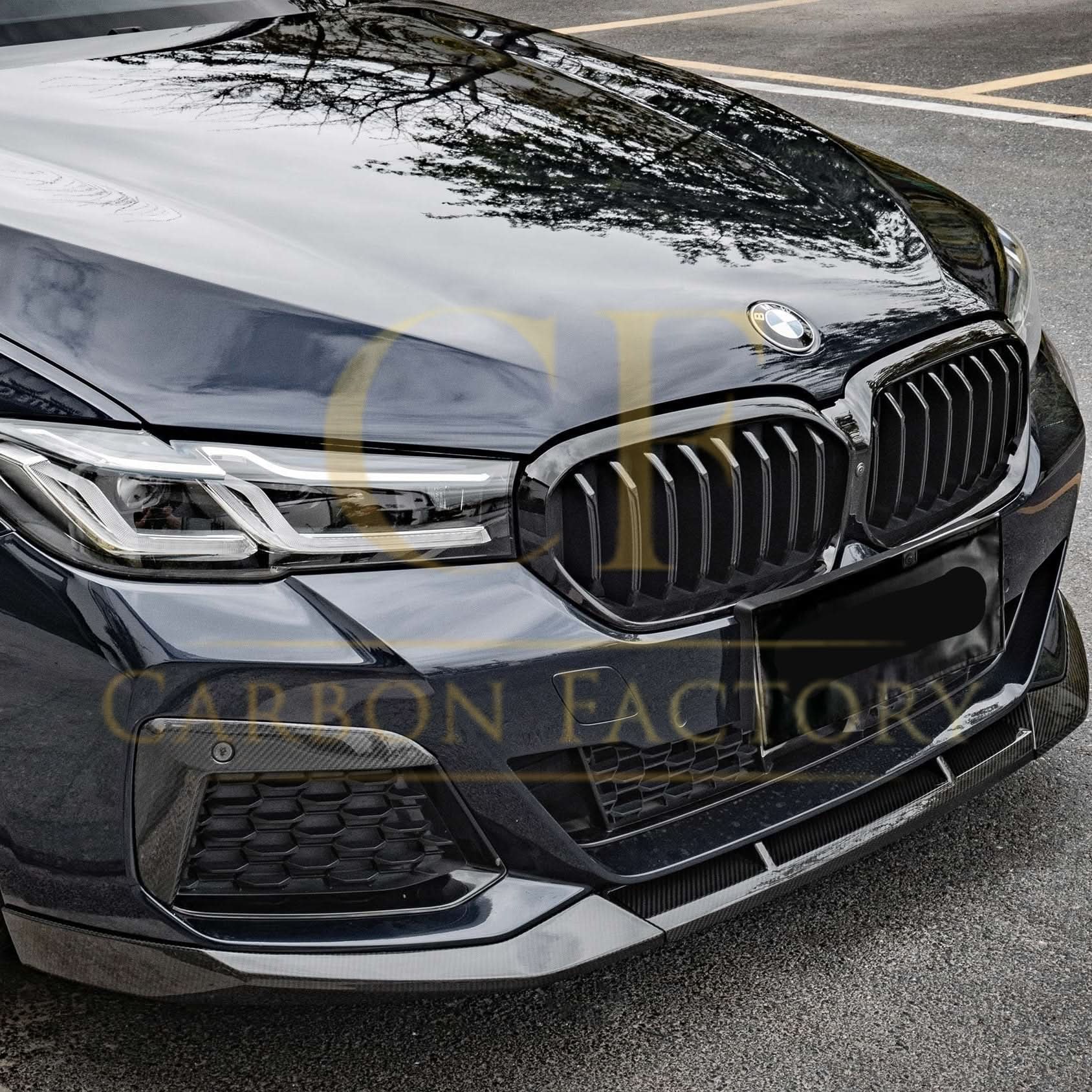 MP Style Pre-Preg Carbon Fibre Front Splitter for BMW G30 5 Series LCI 20-23