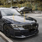 MP Style Pre-Preg Carbon Fibre Front Splitter for BMW G30 5 Series LCI 20-23