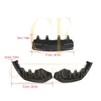 MP Style Pre-Preg Carbon Fibre Front Splitter for BMW G30 5 Series LCI 20-23