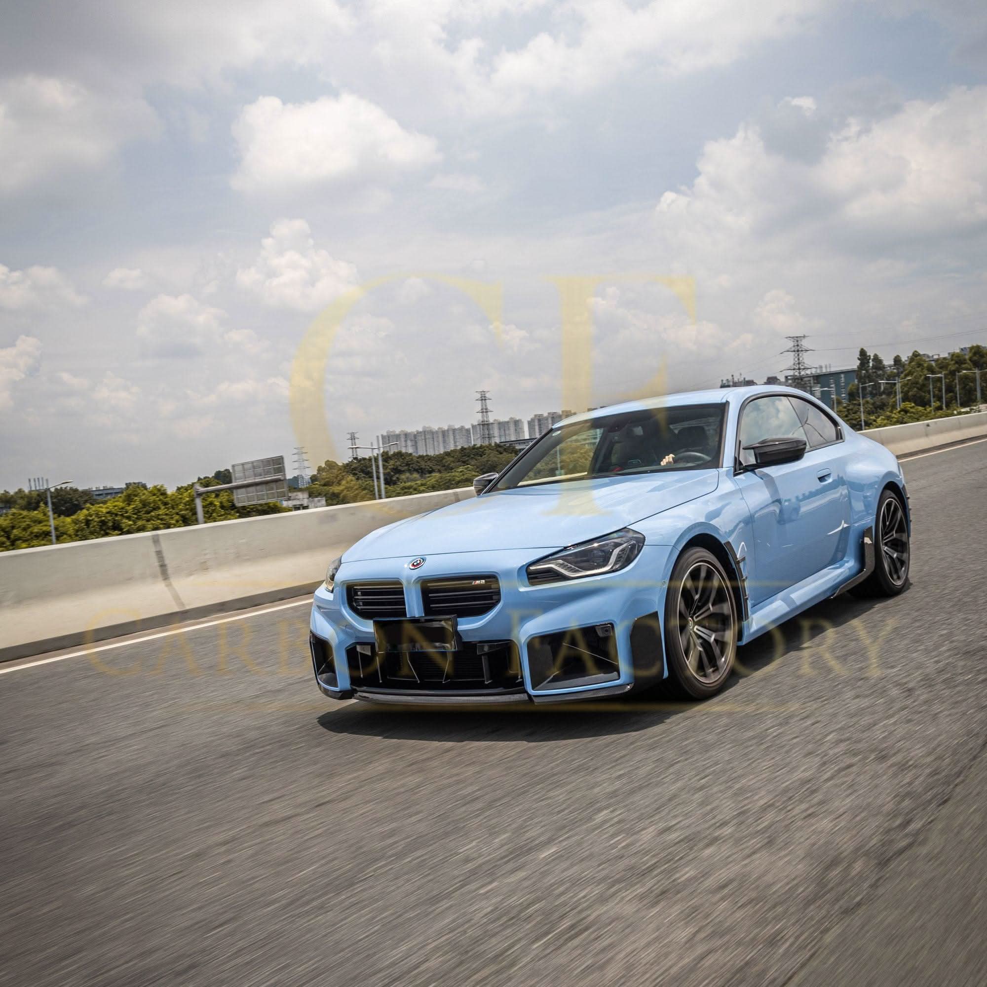 MP Style Pre-Preg Carbon Fibre Front Splitter for BMW G87 M2 23-Present