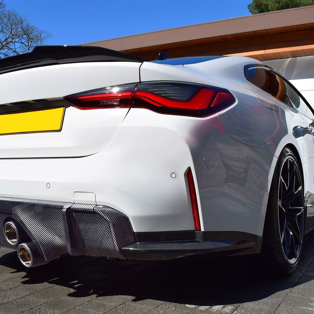 OEM Style Pre-Preg Carbon Fibre Rear Bumper Spats for BMW G82 G83 M4 21-Present