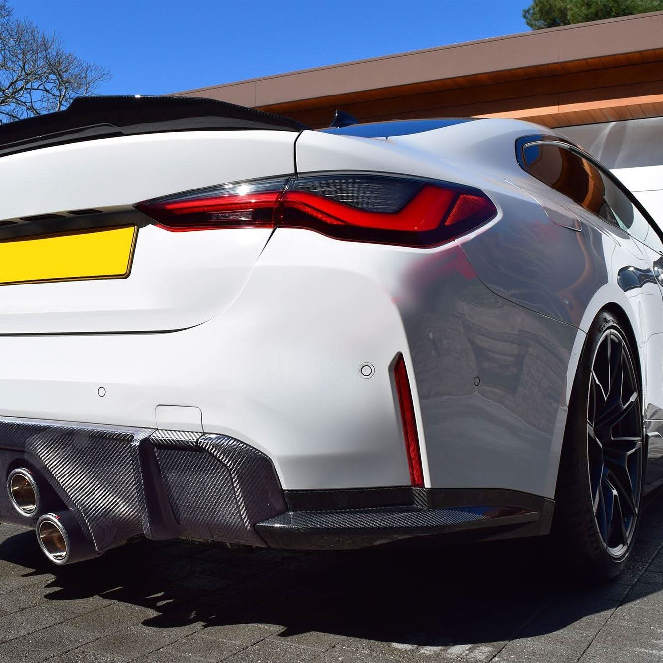 OEM Style Pre-Preg Carbon Fibre Rear Bumper Spats for BMW G82 G83 M4 21-Present
