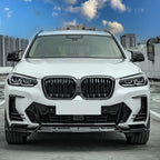 SQ 2 Style Pre-Preg Carbon Fibre Front Splitter for BMW G01 X3 G02 X4 G08 IX3 LCI 22-25