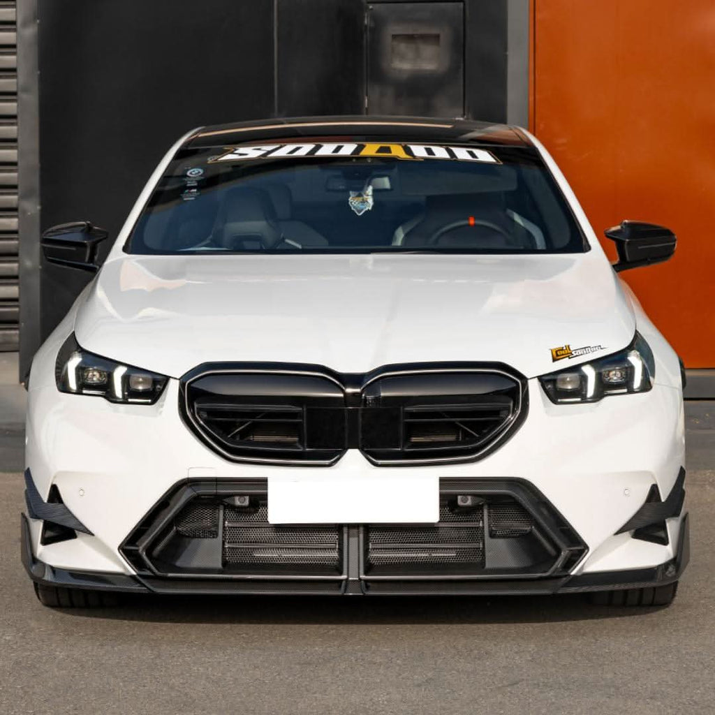SQ-B Style Pre-Preg Carbon Fibre Front Splitter for BMW G90 G99 M5 2025-Present