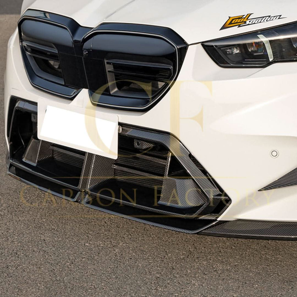 SQ-B Style Pre-Preg Carbon Fibre Front Splitter for BMW G90 G99 M5 2025-Present