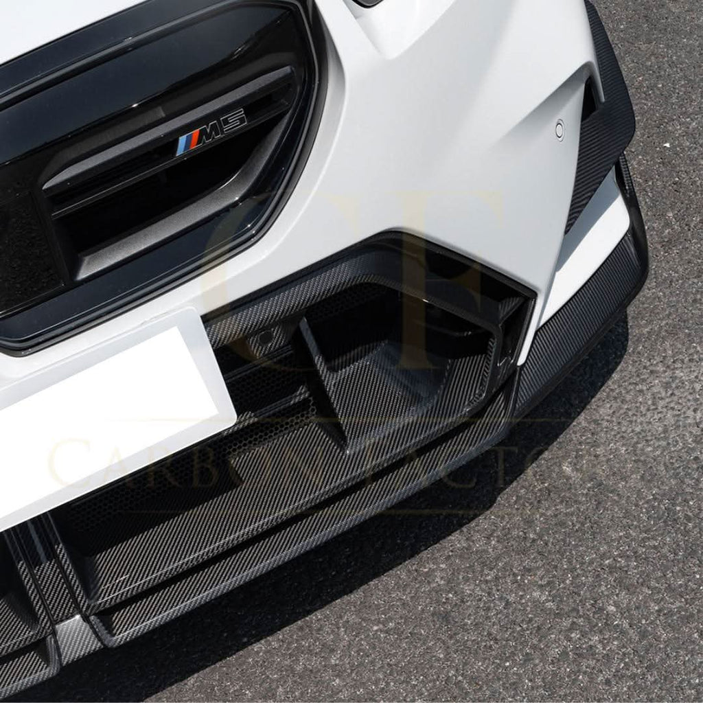 SQ-B Style Pre-Preg Carbon Fibre Front Splitter for BMW G90 G99 M5 2025-Present