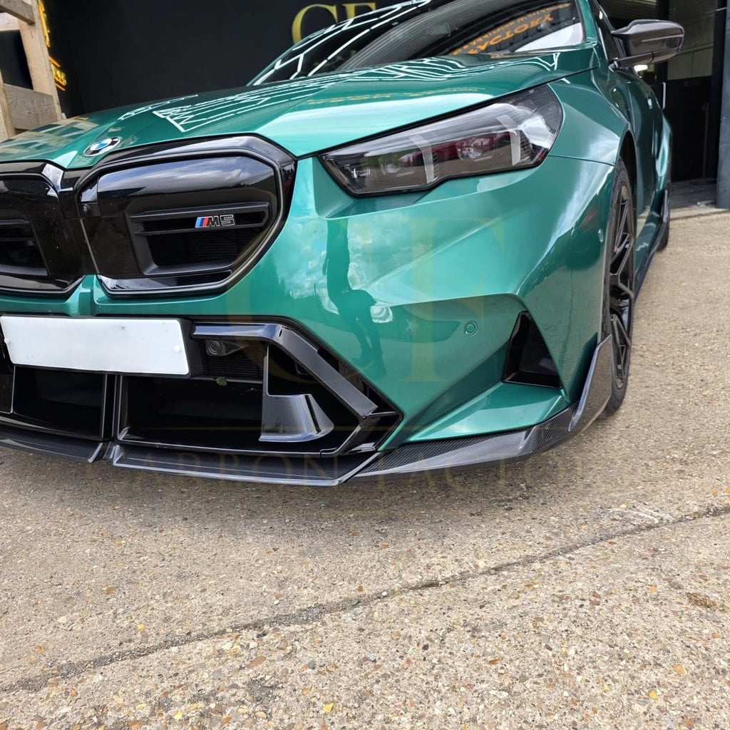 SQ-B Style Pre-Preg Carbon Fibre Front Splitter for BMW G90 G99 M5 2025-Present