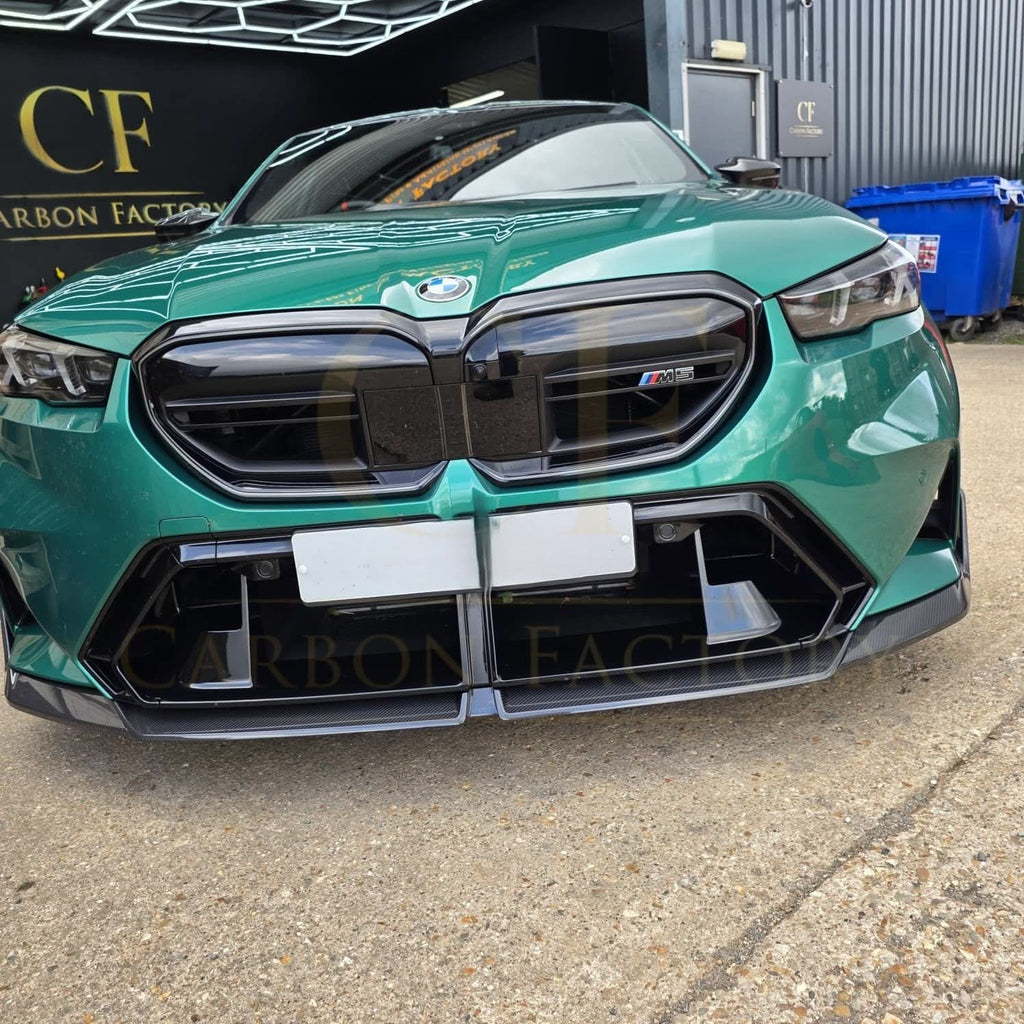 SQ-B Style Pre-Preg Carbon Fibre Front Splitter for BMW G90 G99 M5 2025-Present