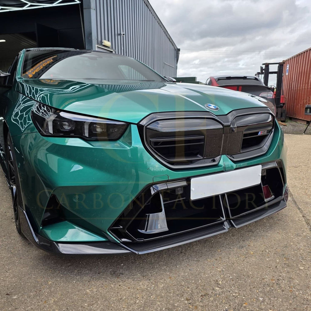SQ-B Style Pre-Preg Carbon Fibre Front Splitter for BMW G90 G99 M5 2025-Present
