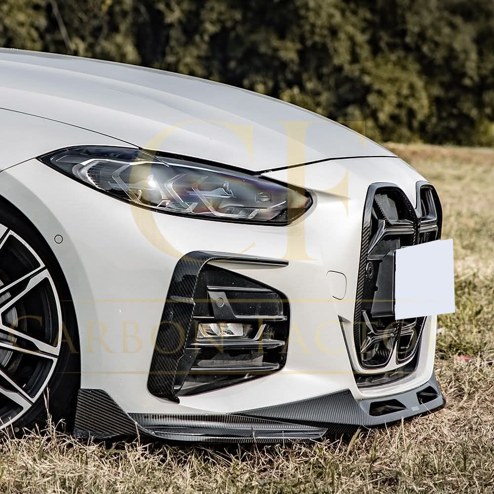 SQ Style Pre-Preg Carbon Fibre Front Splitter for BMW 4 Series G22 G23 20-Present