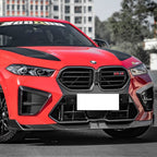 SQ Style Pre-preg Carbon Fibre Front Splitter for BMW F96 LCI X6M 24-Present