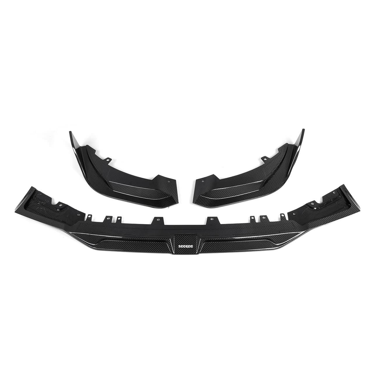 SQ Style Pre-Preg Carbon Fibre Front Splitter for BMW F97 X3M F98 X4M LCI 22-26