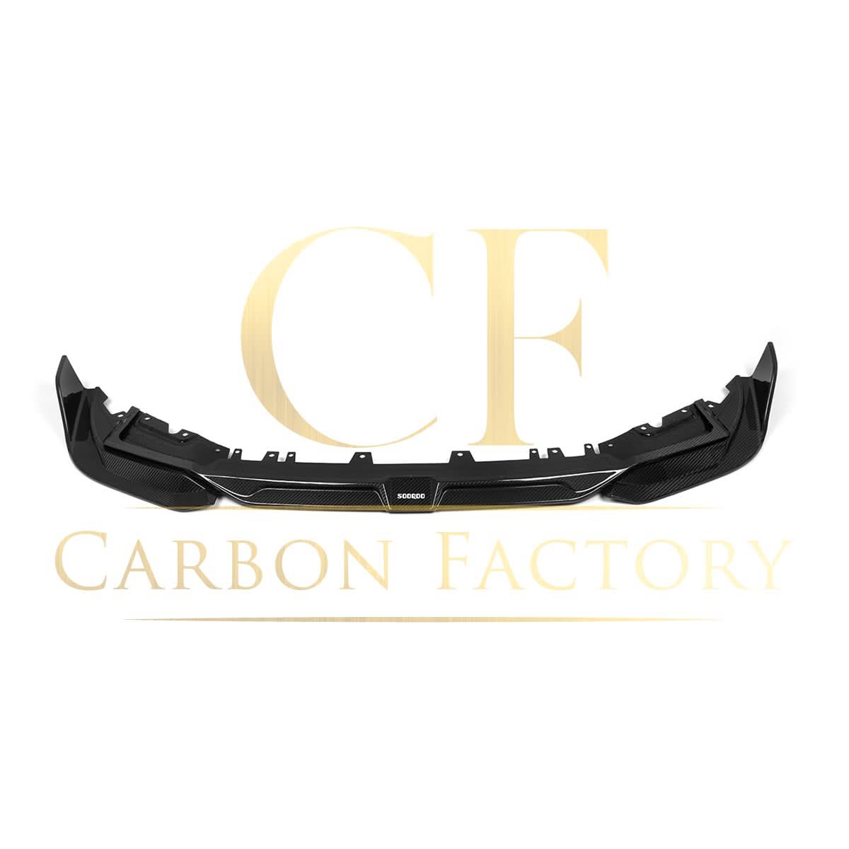 SQ Style Pre-Preg Carbon Fibre Front Splitter for BMW F97 X3M F98 X4M LCI 22-26