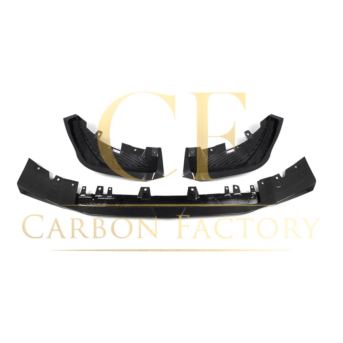 SQ Style Pre-Preg Carbon Fibre Front Splitter for BMW F97 X3M F98 X4M LCI 22-26
