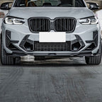 SQ Style Pre-Preg Carbon Fibre Front Splitter for BMW F97 X3M F98 X4M LCI 22-26