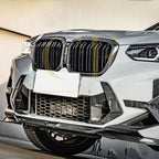 SQ Style Pre-Preg Carbon Fibre Front Splitter for BMW F97 X3M F98 X4M LCI 22-26