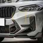 SQ Style Pre-Preg Carbon Fibre Front Splitter for BMW F97 X3M F98 X4M LCI 22-26