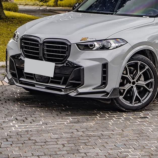 SQ Style Pre-Preg Carbon Fibre Front Splitter for BMW G05 X5 LCI 23-25