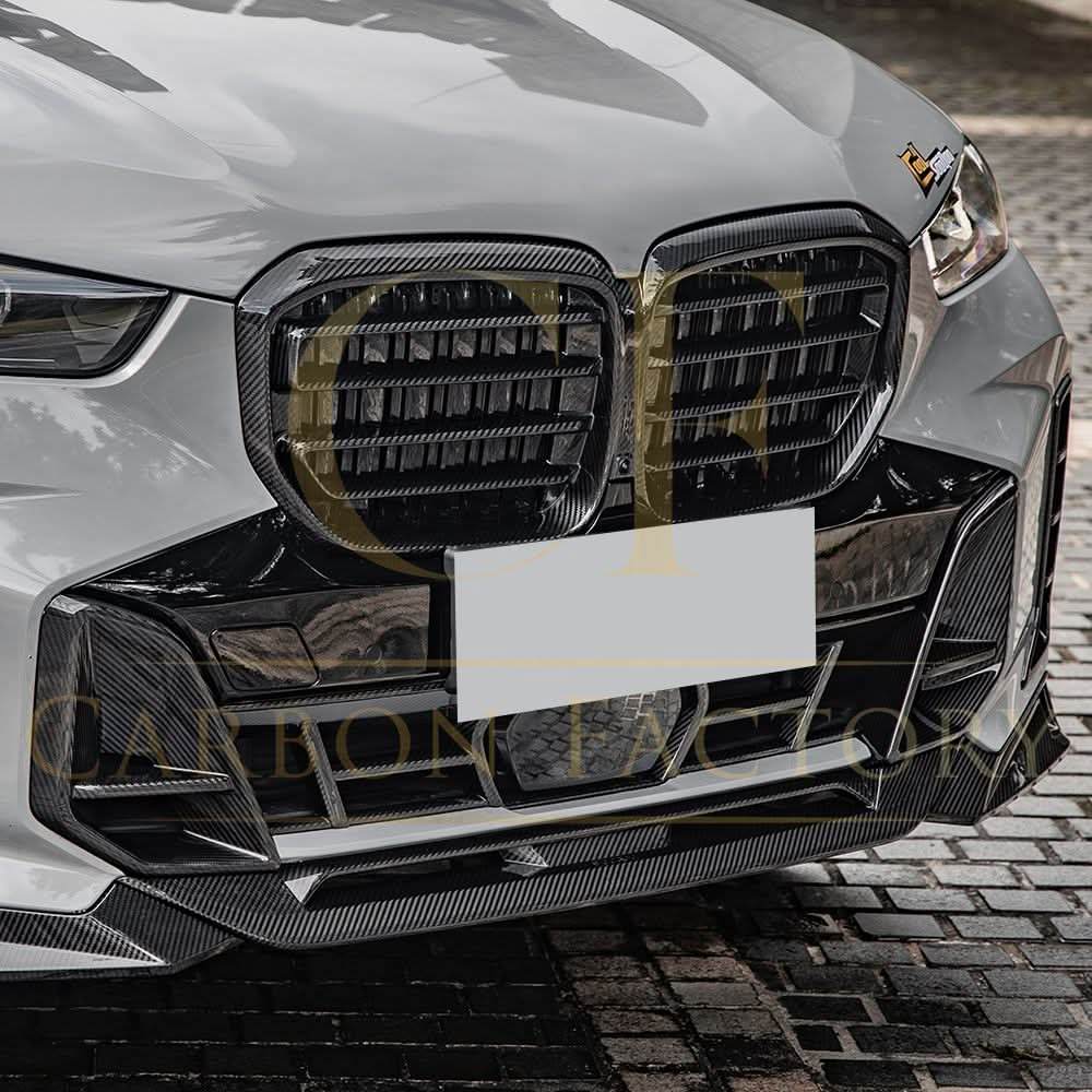 SQ Style Pre-Preg Carbon Fibre Front Splitter for BMW G05 X5 LCI 23-25