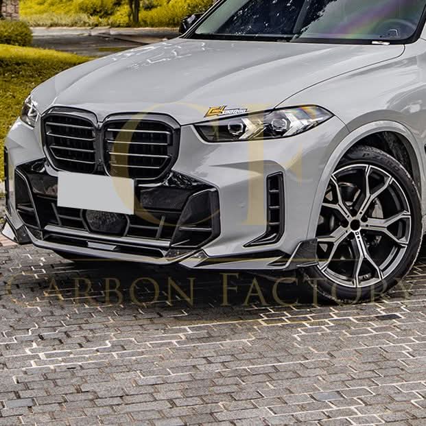 SQ Style Pre-Preg Carbon Fibre Front Splitter for BMW G05 X5 LCI 23-25
