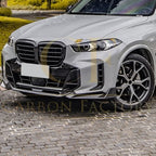 SQ Style Pre-Preg Carbon Fibre Front Splitter for BMW G05 X5 LCI 23-25