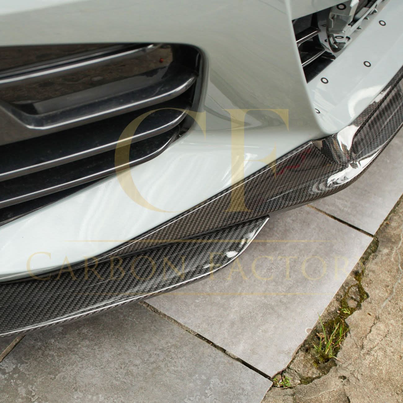 SQ Style Pre-Preg Carbon Fibre Front Splitter for BMW G26 4 Series Gran Coupe i4 21-24