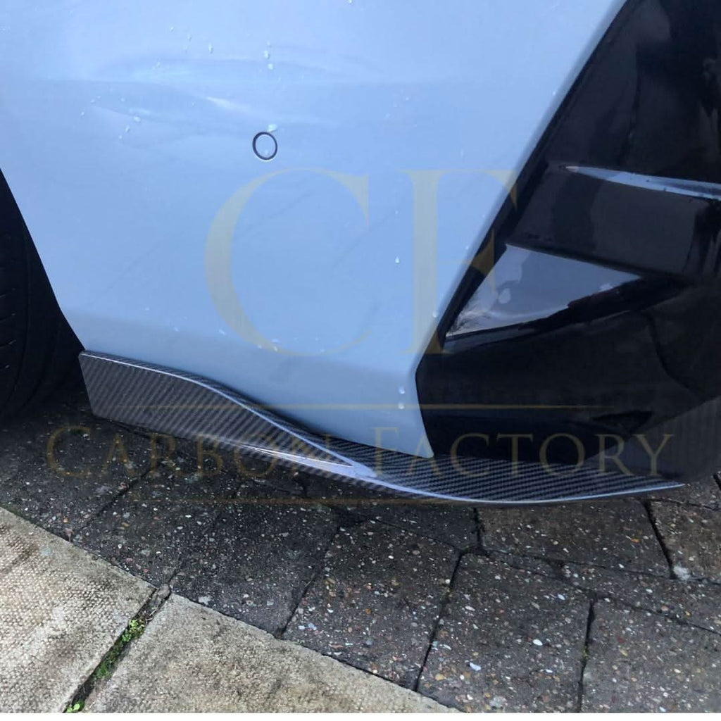 SQ Style Pre-Preg Carbon Fibre Front Splitter for BMW G26 4 Series Gran Coupe i4 21-24