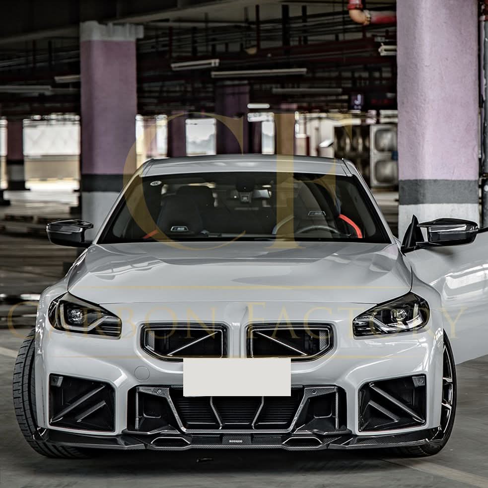 SQ Style Pre-Preg Carbon Fibre Front Splitter for BMW G87 M2 23-Present