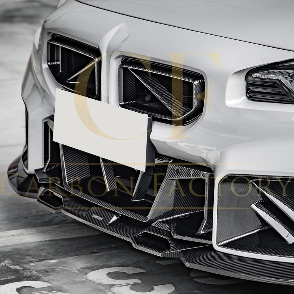 SQ Style Pre-Preg Carbon Fibre Front Splitter for BMW G87 M2 23-Present