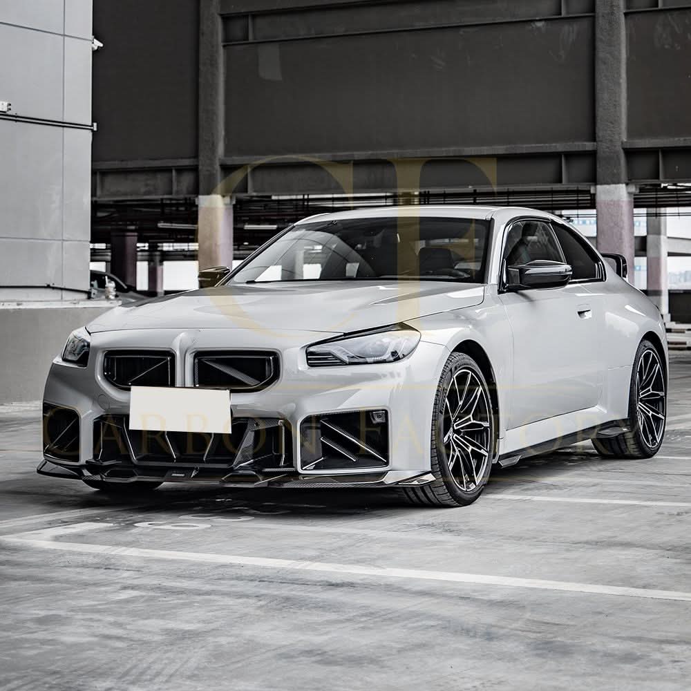SQ Style Pre-Preg Carbon Fibre Front Splitter for BMW G87 M2 23-Present