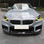 V Style Pre-Preg Carbon Fibre Front Splitter for BMW G87 M2 23-Present