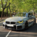 V Style Pre-Preg Carbon Fibre Front Splitter for BMW G87 M2 23-Present