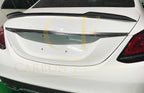 X Style Pre-Preg Carbon Fibre Boot Spoiler for Mercedes Benz W205 C Class 15-21