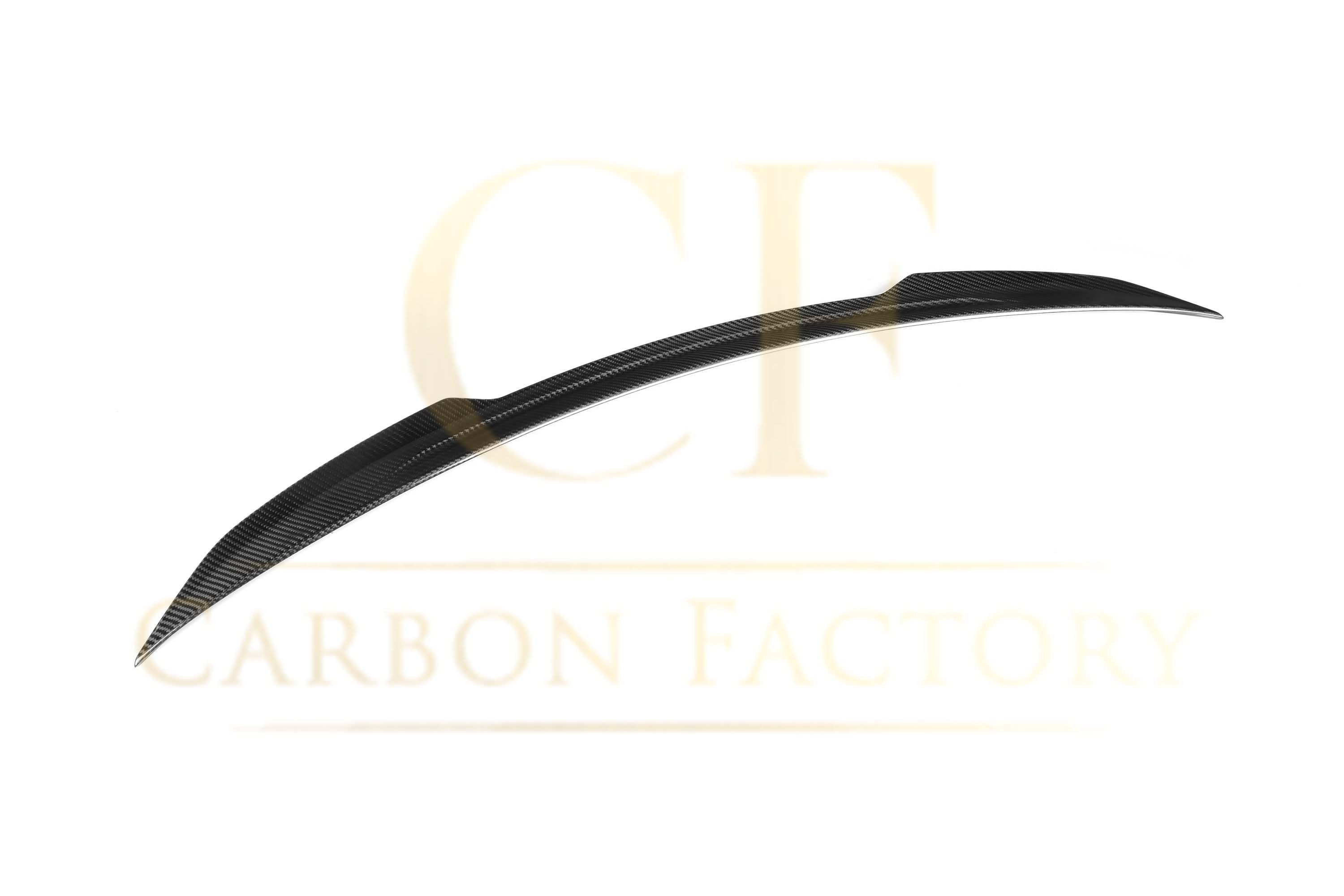X Style Pre-Preg Carbon Fibre Boot Spoiler for Mercedes Benz W205 C Class 15-21