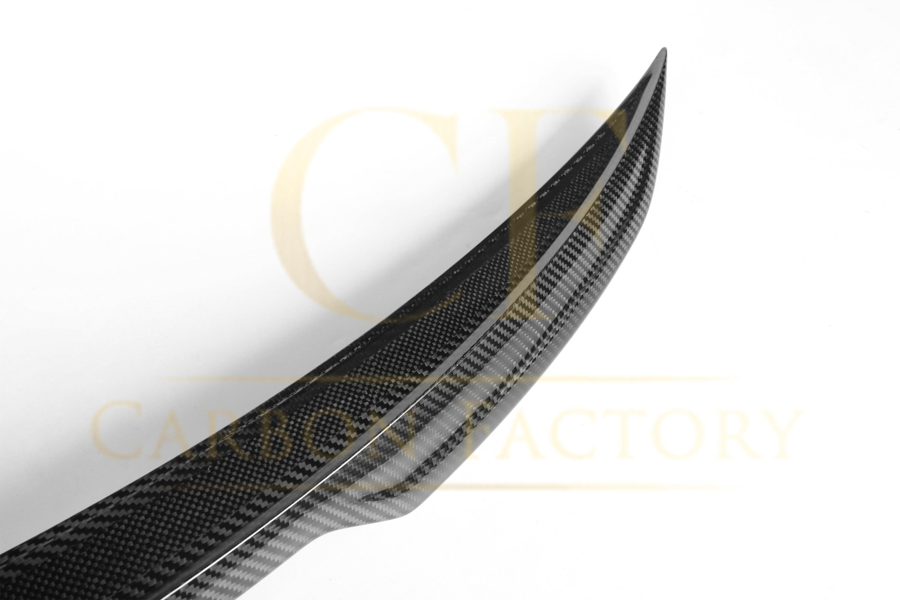 X Style Pre-Preg Carbon Fibre Boot Spoiler for Mercedes Benz W205 C Class 15-21