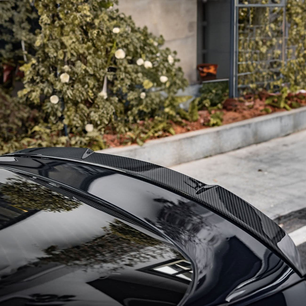 CF Style Pre-Preg Carbon Fibre Boot Spoiler for BMW G26 4 Series Gran Coupe i4 20-25