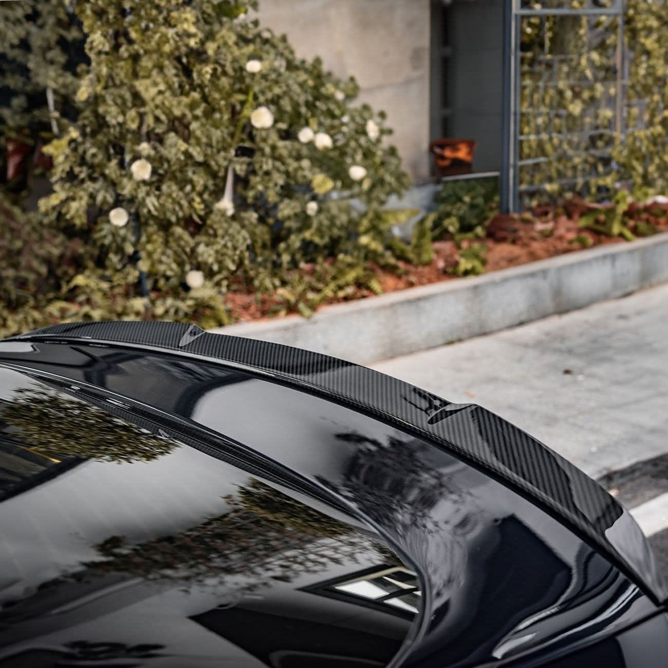 CF Style Pre-Preg Carbon Fibre Boot Spoiler for BMW G26 4 Series Gran Coupe i4 20-25