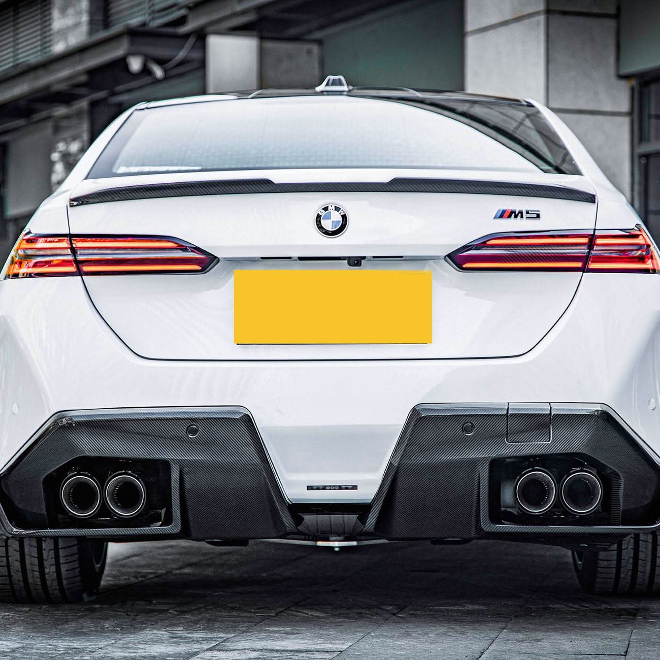 CF Style Pre-Preg Carbon Fibre Rear Spoiler for BMW G60 5 Series G90 M5 24-Present