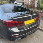 CS Style Pre-Preg Carbon Fibre Boot Spoiler for BMW 5 Series G30 F90 M5 17-23