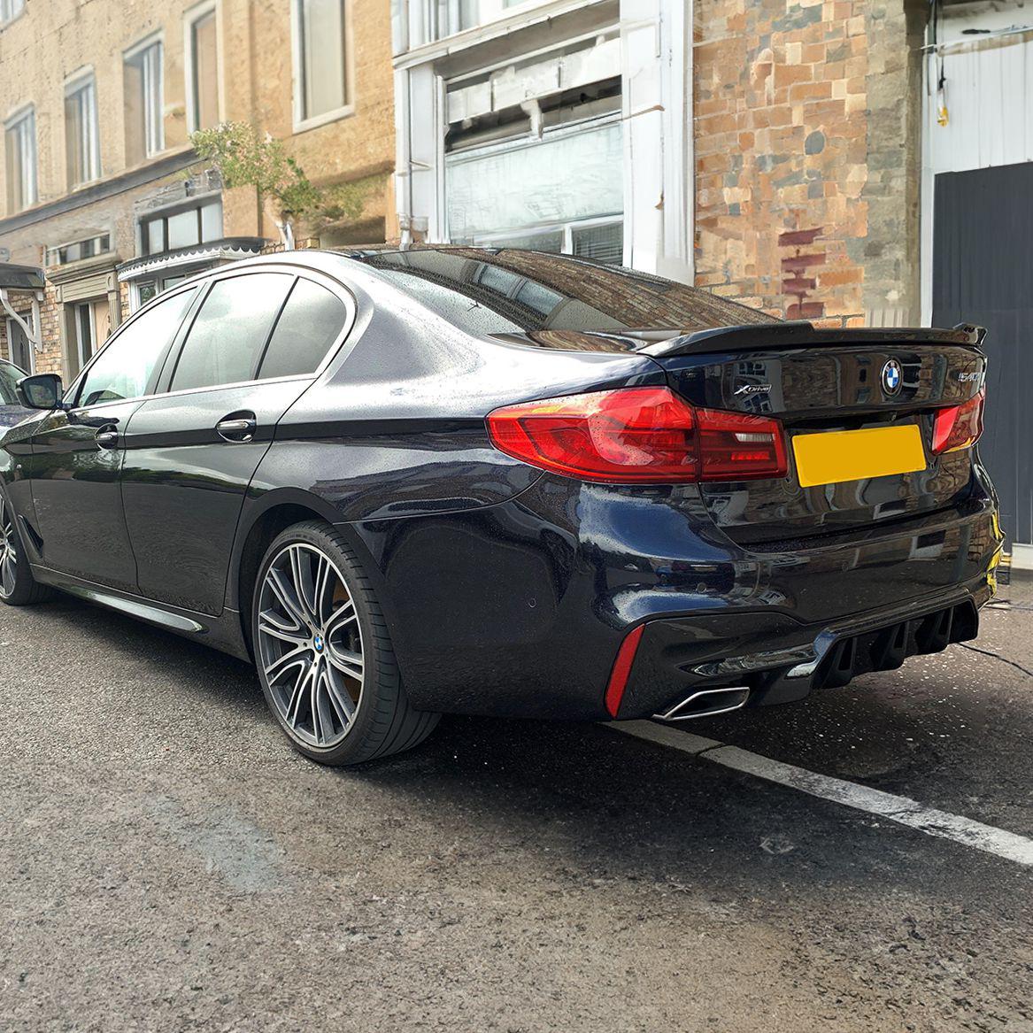 CS Style Pre-Preg Carbon Fibre Boot Spoiler for BMW 5 Series G30 F90 M5 17-23