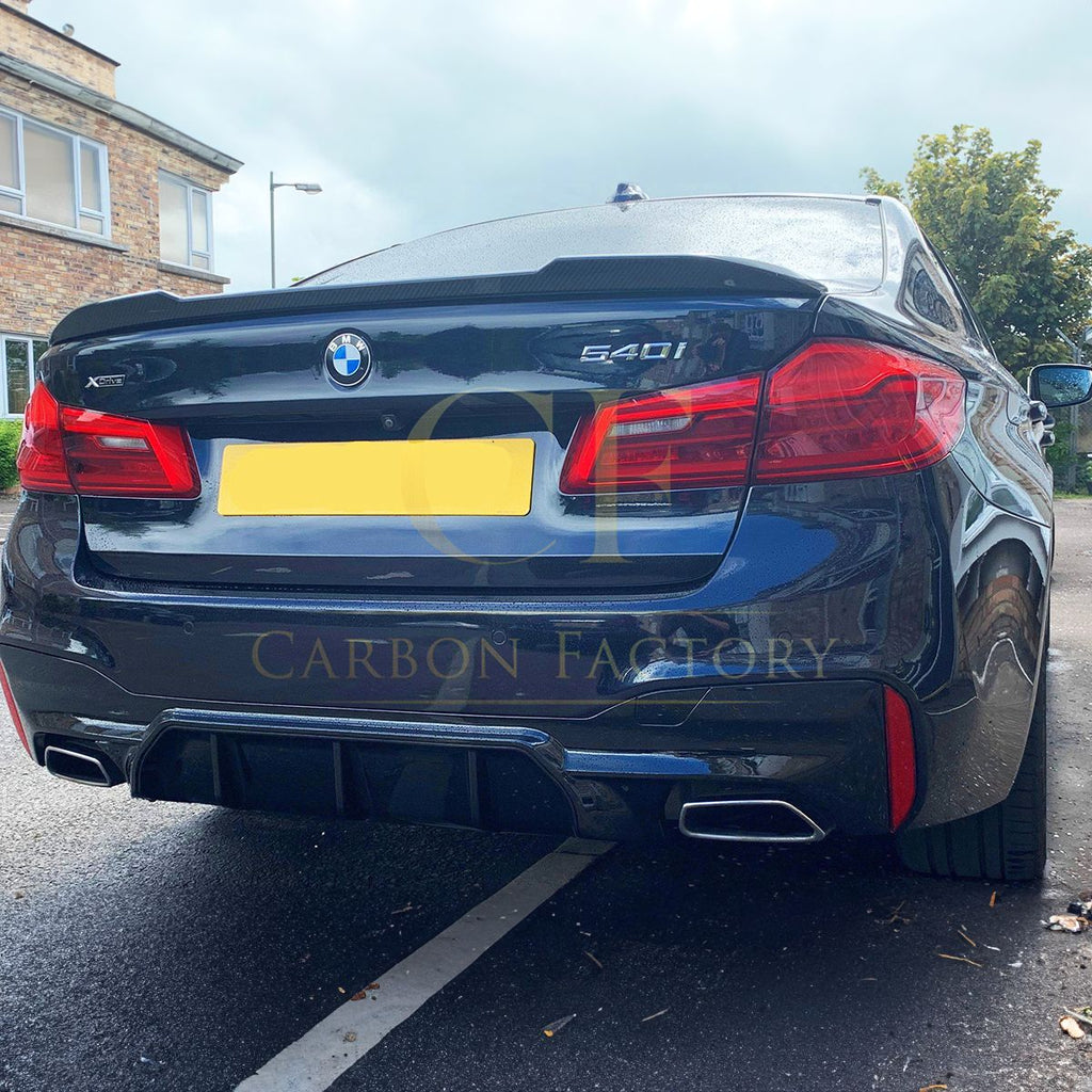 CS Style Pre-Preg Carbon Fibre Boot Spoiler for BMW 5 Series G30 F90 M5 17-23