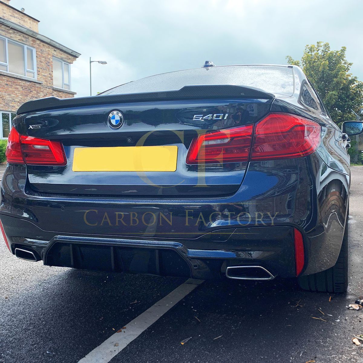 CS Style Pre-Preg Carbon Fibre Boot Spoiler for BMW 5 Series G30 F90 M5 17-23