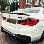 CS Style Pre-Preg Carbon Fibre Boot Spoiler for BMW 5 Series G30 F90 M5 17-23